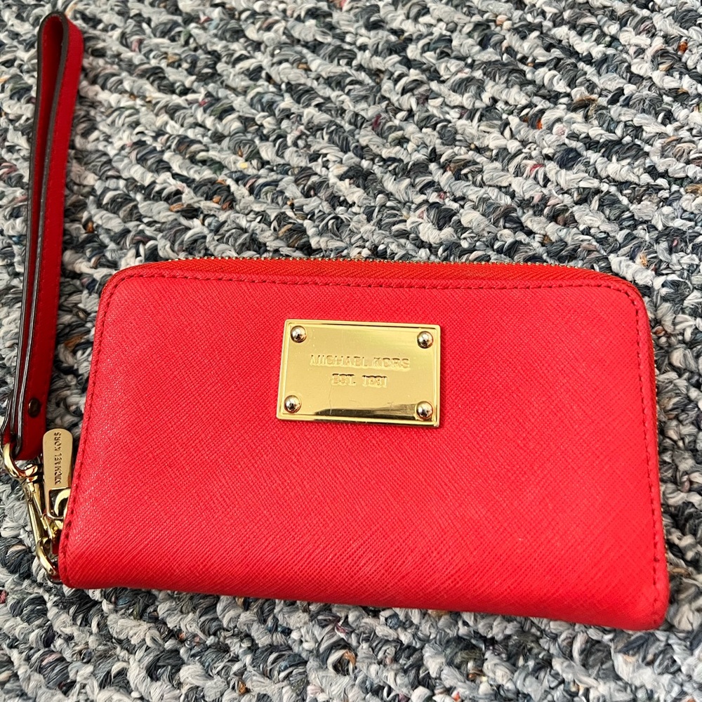 Michael Kors Red Wallet